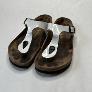 Birkenstock Unisex Gizeh Sandals White Womens Euro 38 US 7